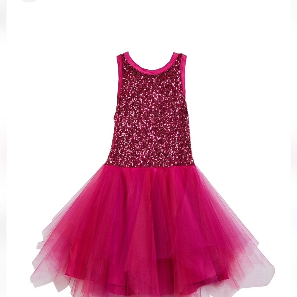 TTMD TUTU DU MONDE Cotton Infant Bebe Baby red sequin tutu dress 1